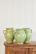 Load image into Gallery viewer, Large Antique Light Green Glazed Confit Jar
