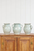 Load image into Gallery viewer, Large Antique Pale Blue Glazed Confit Jar
