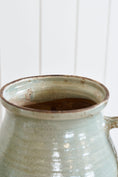 Load image into Gallery viewer, Large Antique Pale Blue Glazed Confit Jar

