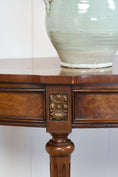 Load image into Gallery viewer, Vintage French Style Demilune Console with Fluted Legs
