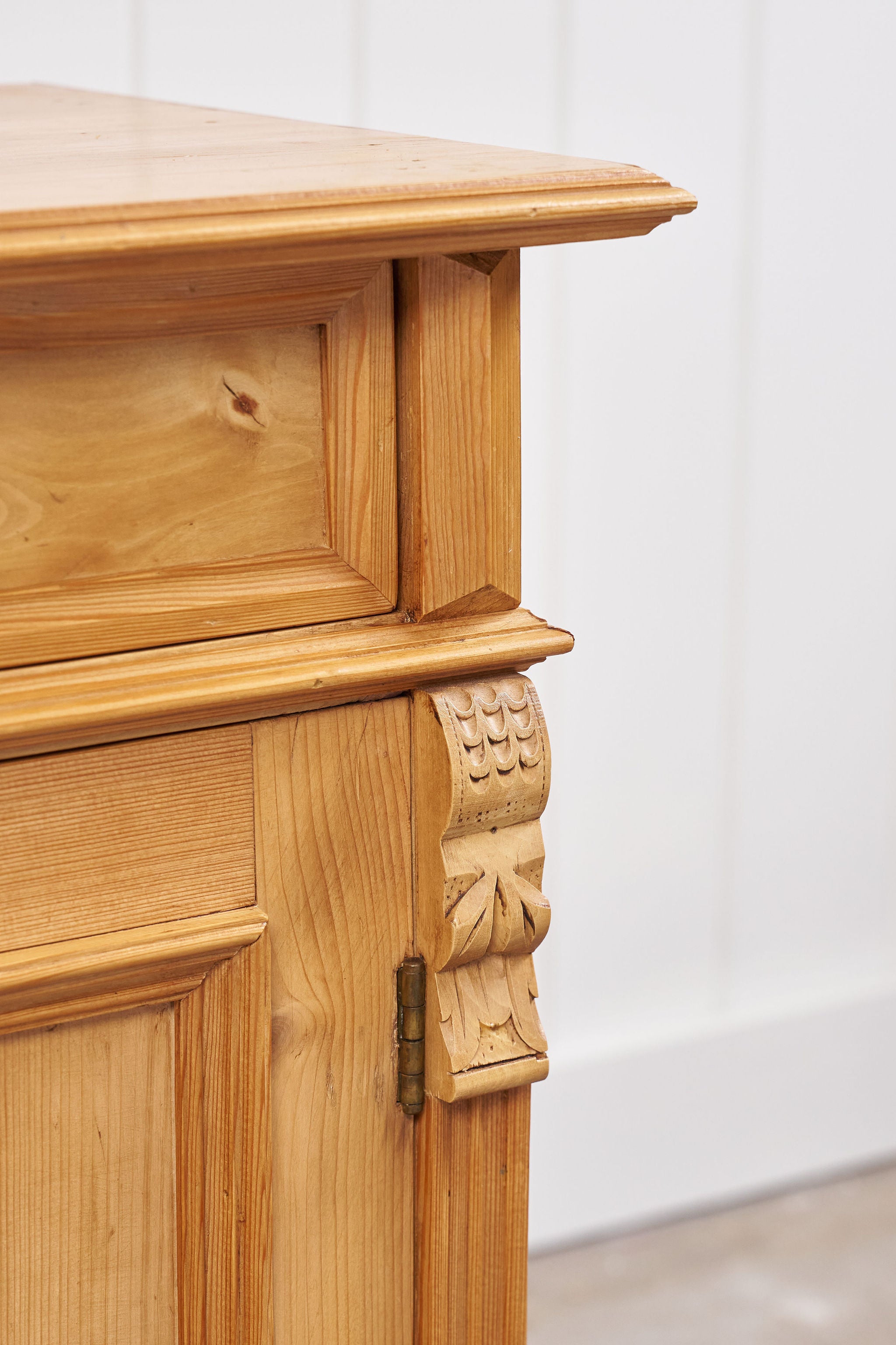 19th Century Pine Bedside Cupboard