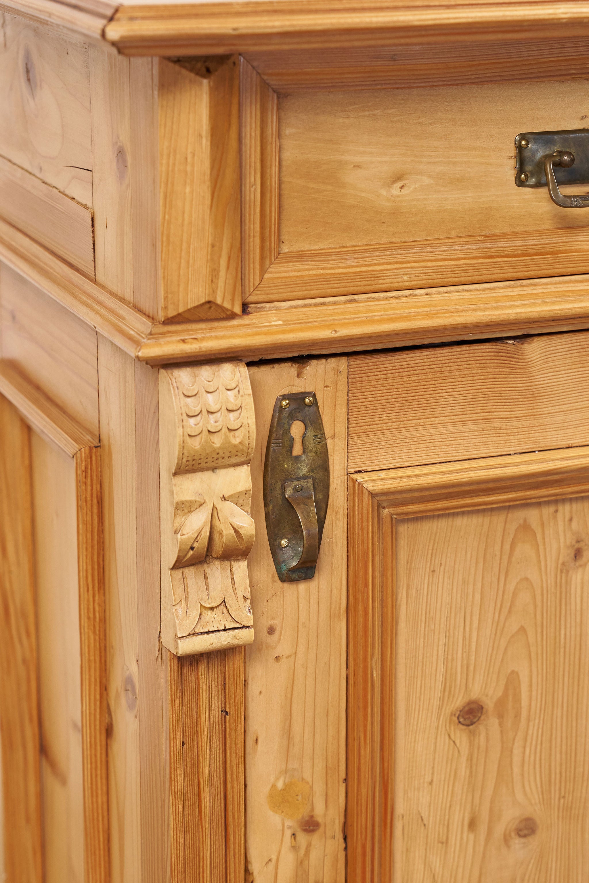 19th Century Pine Bedside Cupboard