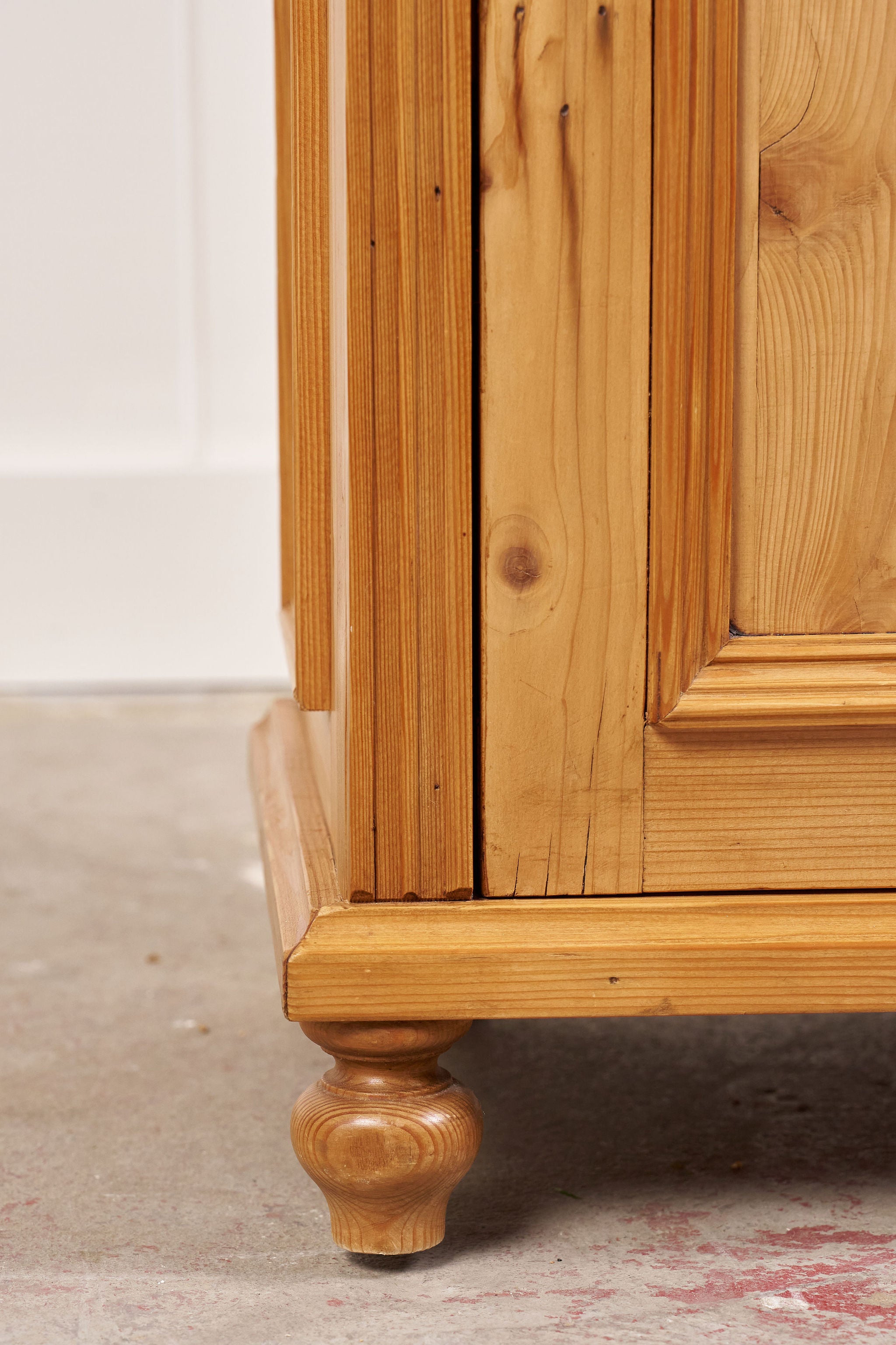 19th Century Pine Bedside Cupboard