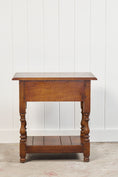 Load image into Gallery viewer, Yorkshire Two-Tier Oak Side Table with Scalloped Apron
