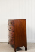 Load image into Gallery viewer, 19th Century English Bowfront Chest with Urn Motif Oval Hardware
