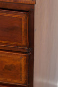 Load image into Gallery viewer, 19th Century English Bowfront Chest with Urn Motif Oval Hardware
