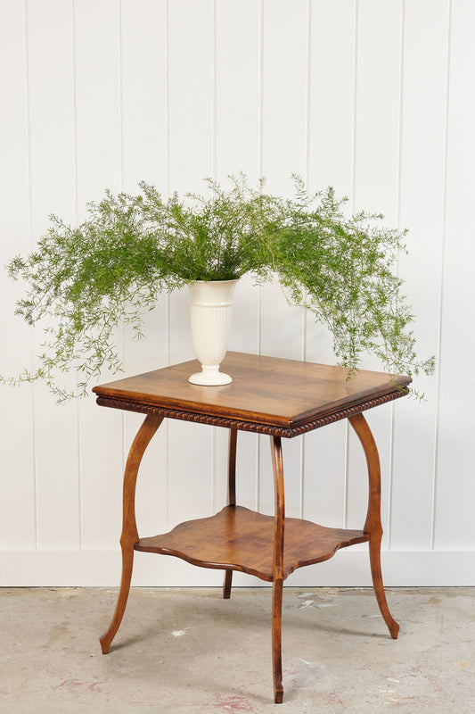 Vintage Two-Tier Side Table