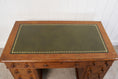 Load image into Gallery viewer, Petite 19th Century Oak Desk With Green Leather Top
