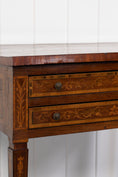 Load image into Gallery viewer, Italian Neoclassical Marquetry Inlaid Mahogany Console or Side Table
