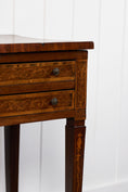 Load image into Gallery viewer, Italian Neoclassical Marquetry Inlaid Mahogany Console or Side Table
