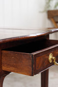 Load image into Gallery viewer, English 19th Century Mahogany Pembroke Drop Leaf Table | by Edwards & Roberts (Oxford Street, London)
