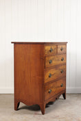 Load image into Gallery viewer, 19th Century English Inlaid Walnut 2-Over-3 Drawer Chest with Unique Apron
