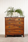 Load image into Gallery viewer, 19th Century English Inlaid Walnut 2-Over-3 Drawer Chest with Unique Apron
