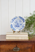 Load image into Gallery viewer, Antique Ironstone China ‘Ferns Needle + Thread’ Plate

