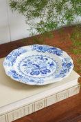 Load image into Gallery viewer, Antique Ironstone China ‘Ferns Needle + Thread’ Plate
