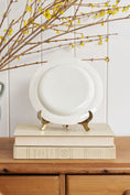 Load image into Gallery viewer, Davenport Blue Transfer ‘ Chinoiserie Ruins’ Pale Blue Plate (c. 1825)
