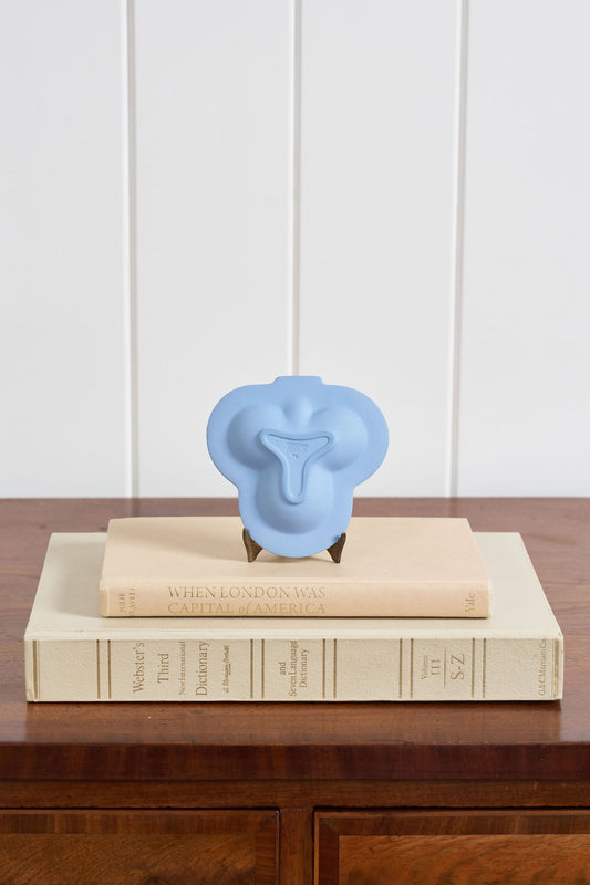 Wedgwoood Blue Jasperware Clover Dish