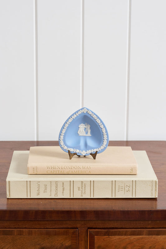 Wedgwood Blue Jasperware Spade Dish