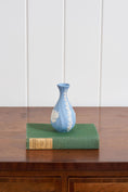 Load image into Gallery viewer, Wedgwood Blue Jasperware Bud Vase with Flower Motif
