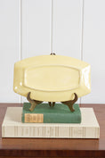 Load image into Gallery viewer, Yellow Lettuce Majolica Platter with Tomatoes
