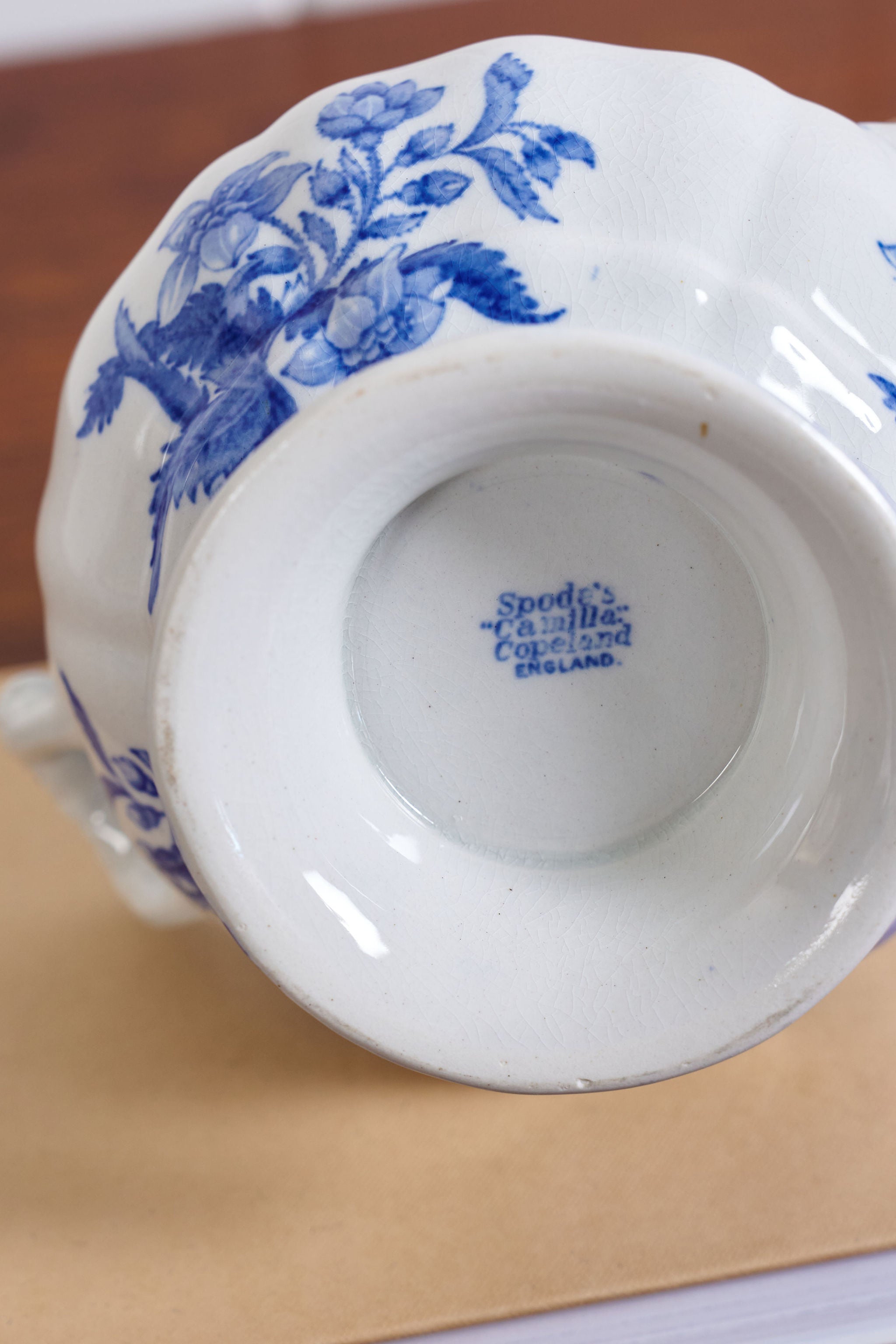 RARE Spode Camilla Rose Sauce Tureen