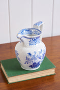 Load image into Gallery viewer, Spode Blue + White Transferware Pitcher
