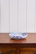 Load image into Gallery viewer, Carl Teichert Meissen Blue Onion Reticulated Shallow Bowl (c. 1875)
