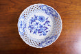 Load image into Gallery viewer, Carl Teichert Meissen Blue Onion Reticulated Shallow Bowl (c. 1875)
