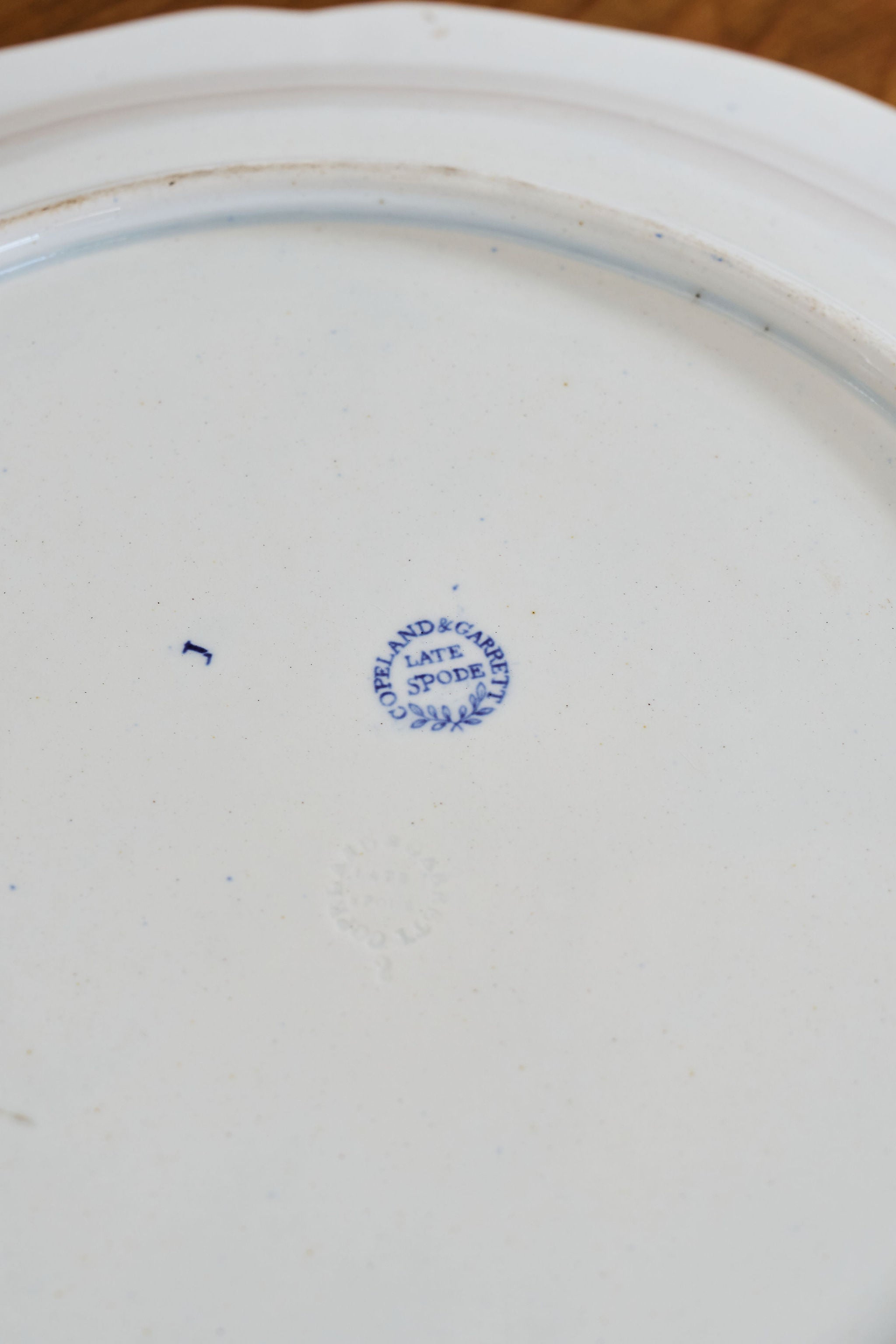 Antique Copeland & Garrett Late Spode Pearlware Platter