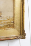 Load image into Gallery viewer, Signed Boat Original Watercolor in Gilt Wood Frame
