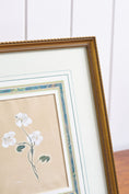 Load image into Gallery viewer, SET of 2 | Hand Painted Florals with Marbled Mats
