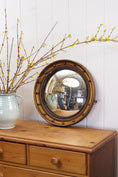 Load image into Gallery viewer, Regency Style Gilt Convex Porthole Mirror
