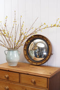 Load image into Gallery viewer, Regency Style Gilt Convex Porthole Mirror

