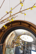 Load image into Gallery viewer, Regency Style Gilt Convex Porthole Mirror
