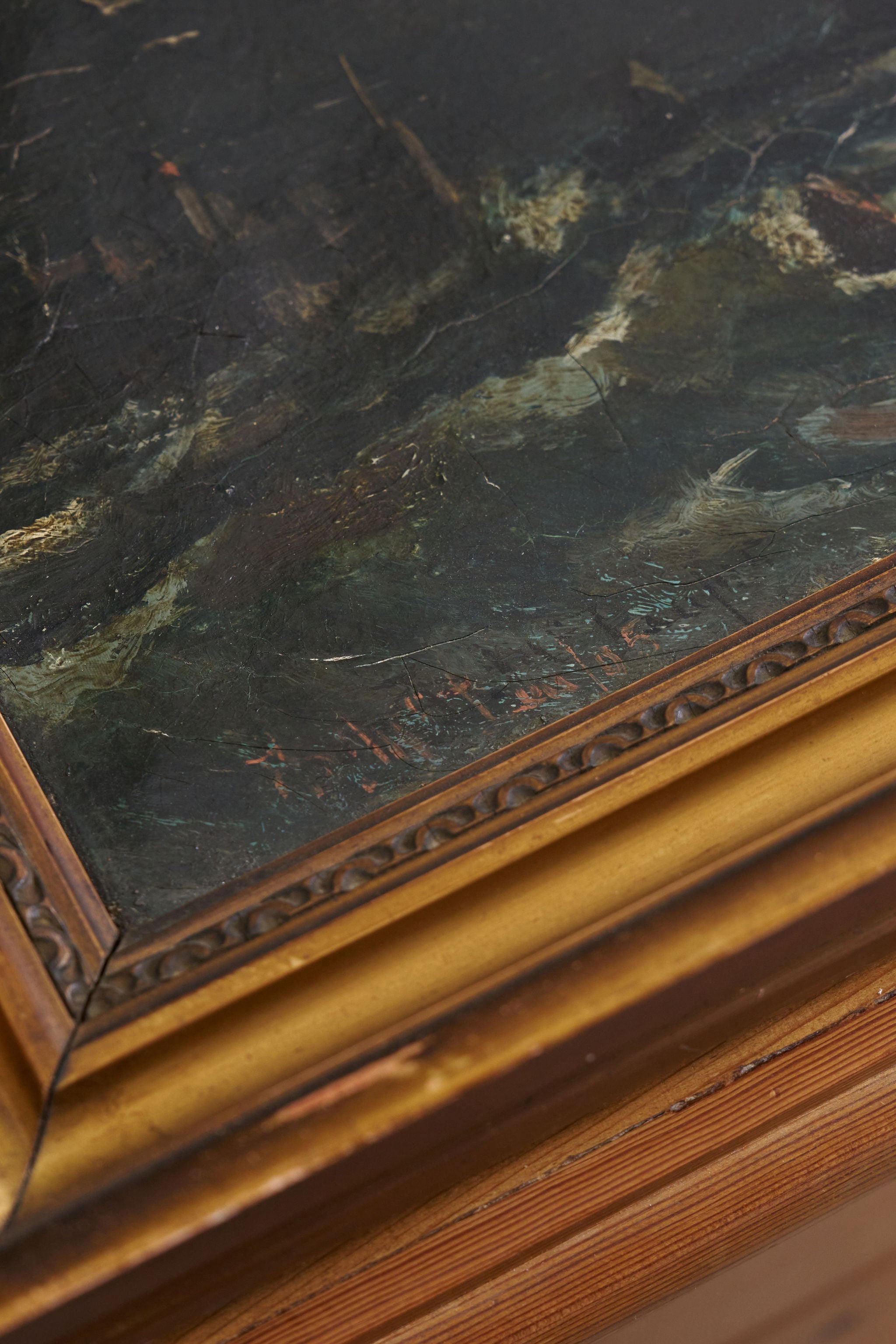 19th Century Signed Moody Maritime Oil Painting