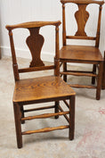Load image into Gallery viewer, SET OF 6 | English Carved Oak Dining Chairs
