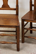 Load image into Gallery viewer, SET OF 6 | English Carved Oak Dining Chairs
