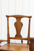 Load image into Gallery viewer, SET OF 6 | English Carved Oak Dining Chairs
