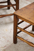 Load image into Gallery viewer, SET OF 6 | English Carved Oak Dining Chairs
