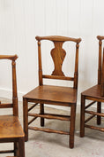 Load image into Gallery viewer, SET OF 6 | English Carved Oak Dining Chairs
