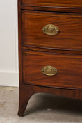 Load image into Gallery viewer, 19th Century Inlaid Mahogany Bowfront 3 Drawer Bachelor's Chest
