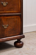 Load image into Gallery viewer, Early 19th-Century English Walnut Chest of Drawers with Inlay
