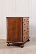 Load image into Gallery viewer, Early 19th-Century English Walnut Chest of Drawers with Inlay
