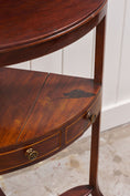 Load image into Gallery viewer, Antique Mahogany Corner Washstand
