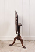 Load image into Gallery viewer, Carved Mahogany Chippendale Tilt-Top Pie Crust Side Table
