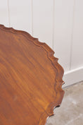 Load image into Gallery viewer, Carved Mahogany Chippendale Tilt-Top Pie Crust Side Table
