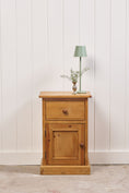 Load image into Gallery viewer, 19th Century English Pine Bedside Cupboard
