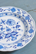 Load image into Gallery viewer, SET of 2 | Meissen Blue Onion Salad Plates (stamped swords)
