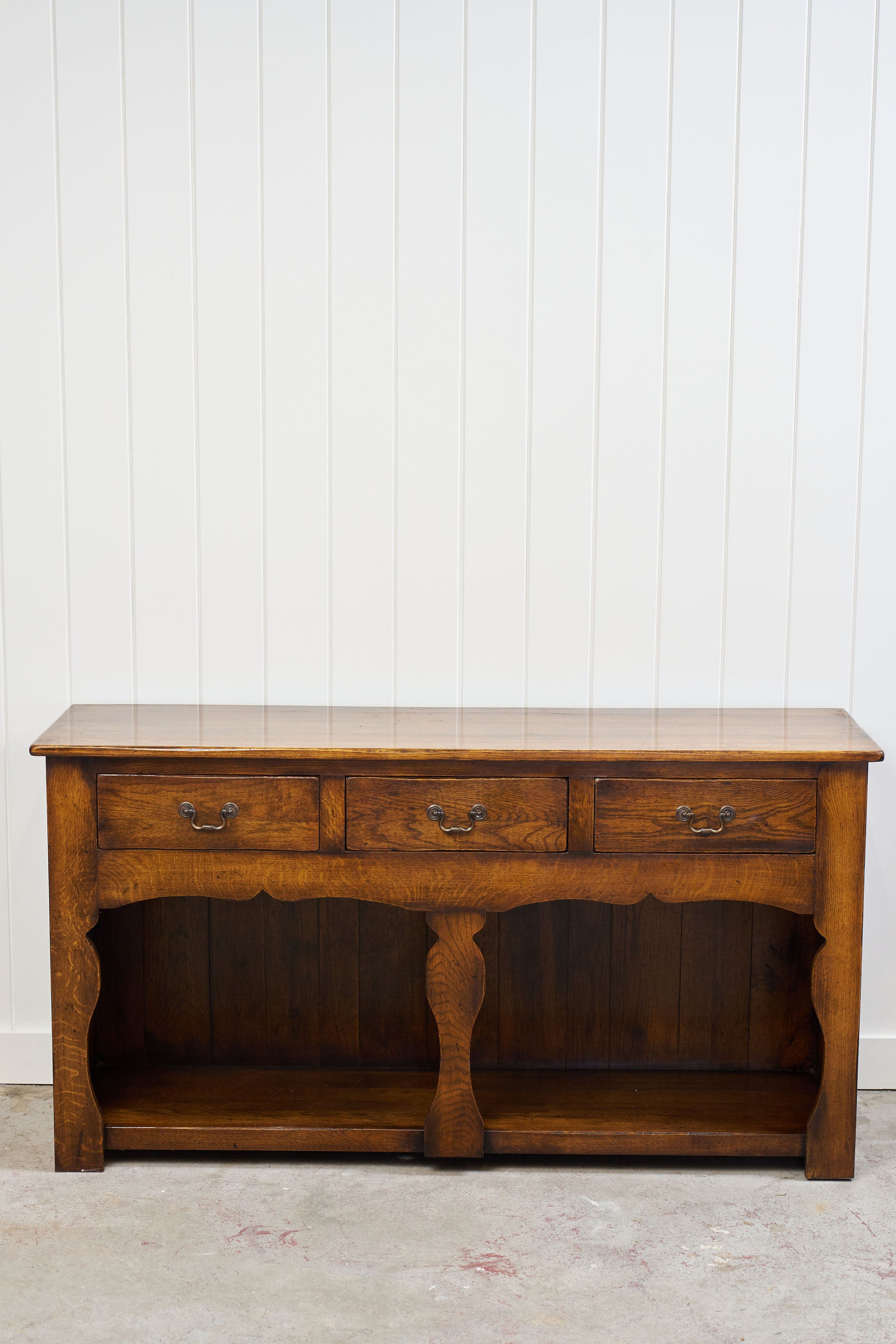 Solid English Oak Buffet / Console