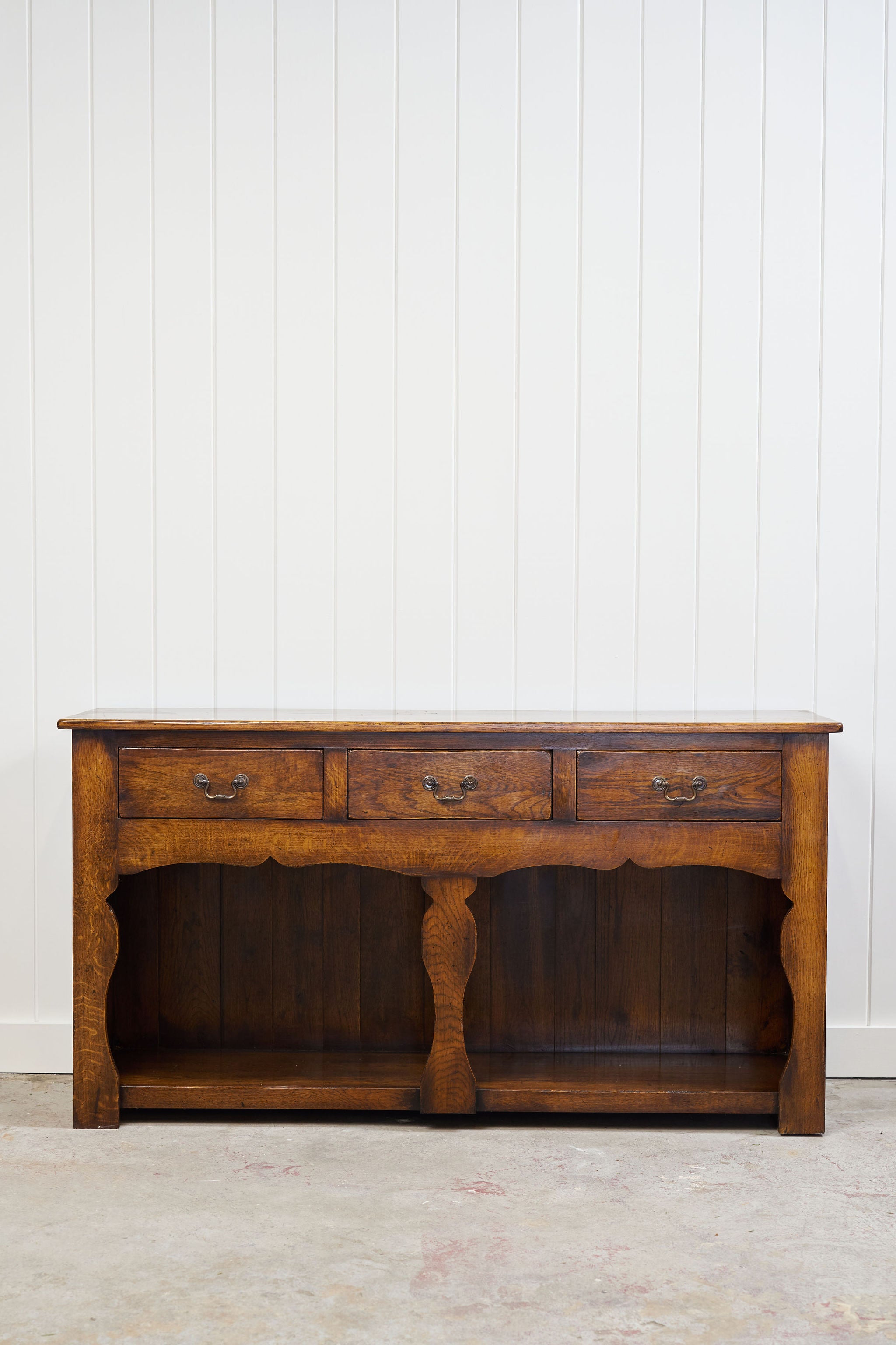 Solid English Oak Buffet / Console